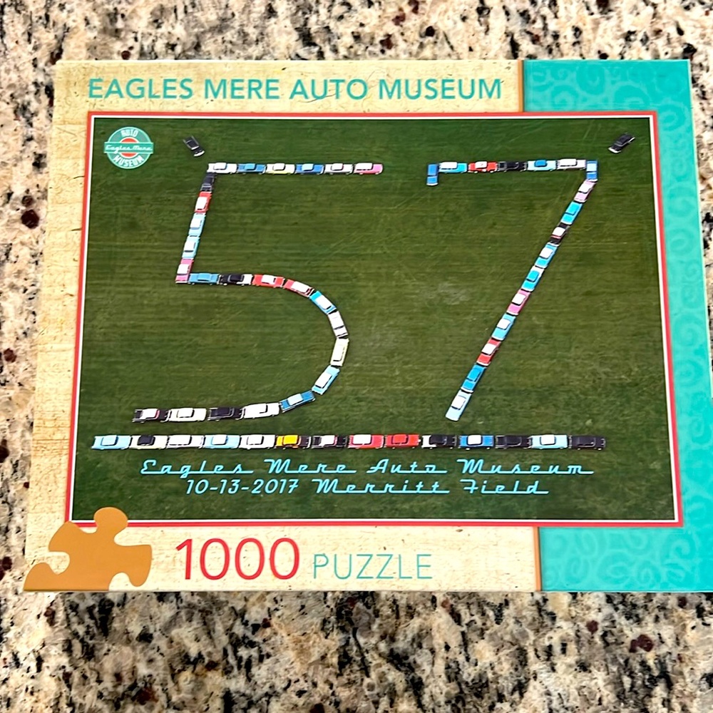 Masterpieces Auto Museum Eagles Mete Merritt Field 1000 Piece Puzzle New